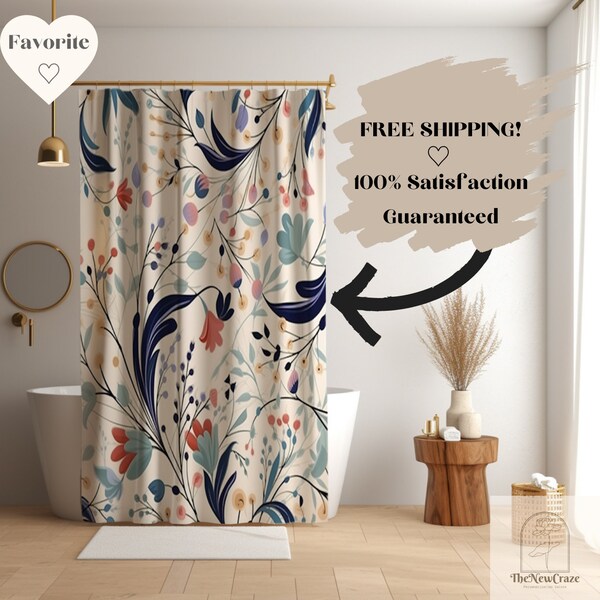 Cute Shower Curtain Etsy