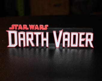 Darth Vader 3D printed Logo Sign Wall Desk Shelf Art