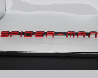 Spider-Man 3D printed Logo Sign Wall Desk Shelf Art