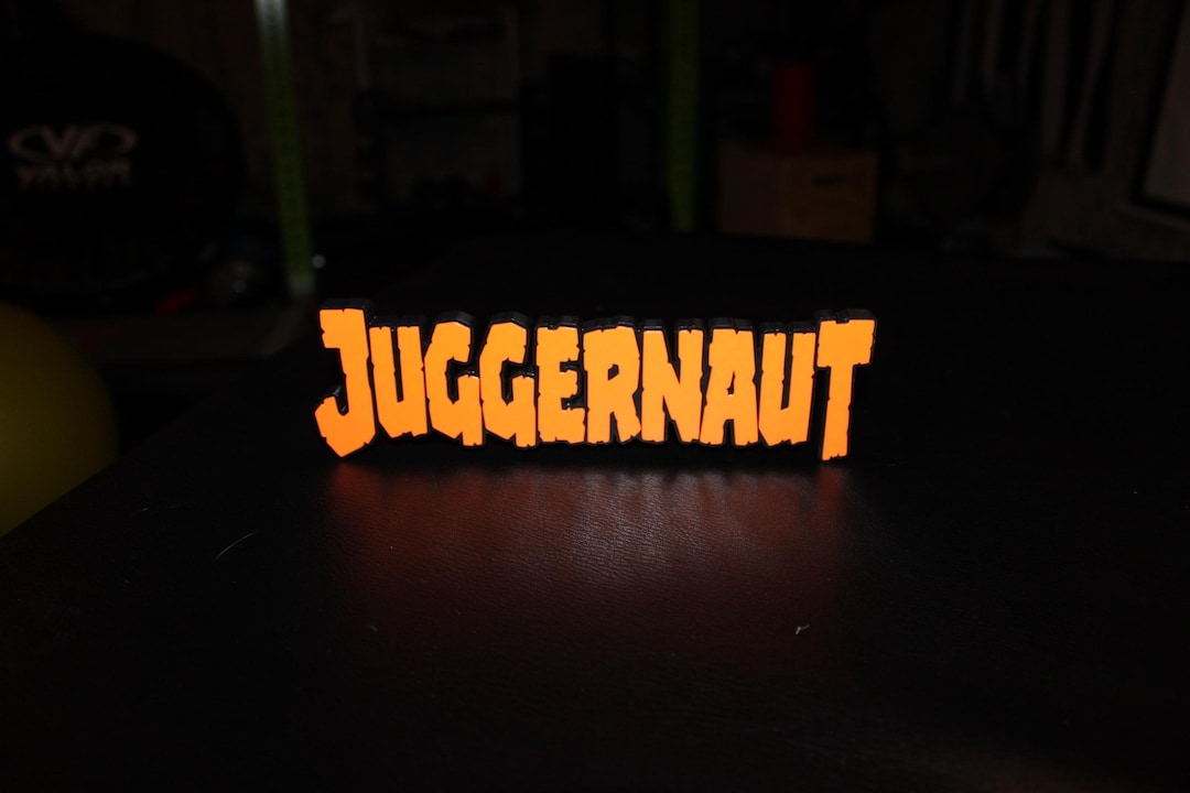 Juggernaut 3D Printed Logo Sign Wall Desk Shelf Art - Etsy