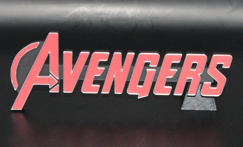 Avengers 3D Printed Logo Sign Wall Desk Shelf Art - Etsy Australia