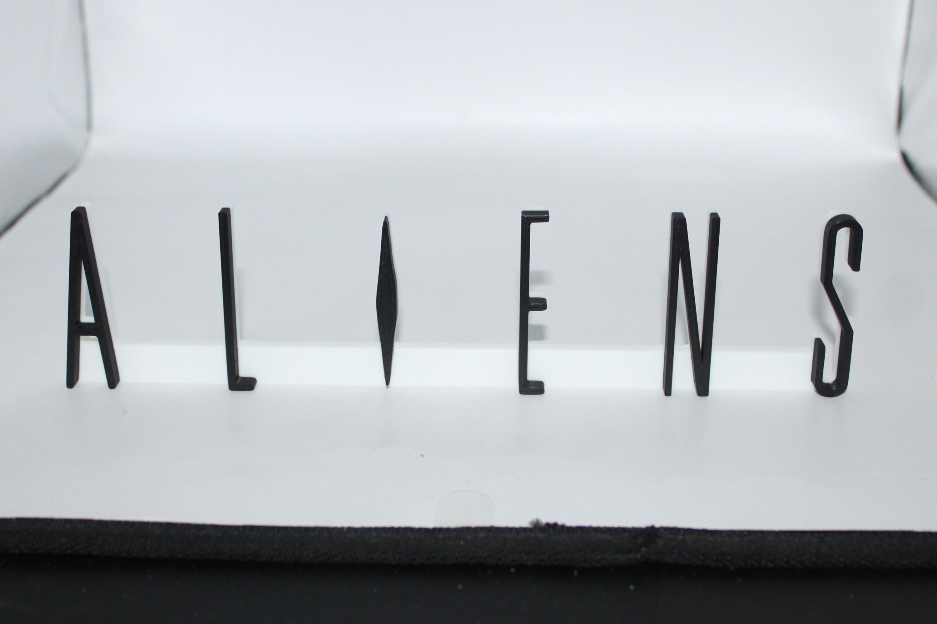 Aliens 3D Printed Logo Sign Wall Desk Shelf Art - Etsy
