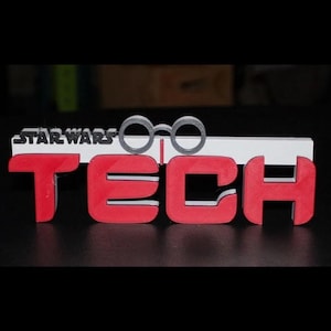 Tech - Bad Batch - 3D printed Logo Sign Wall Desk Shelf Art
