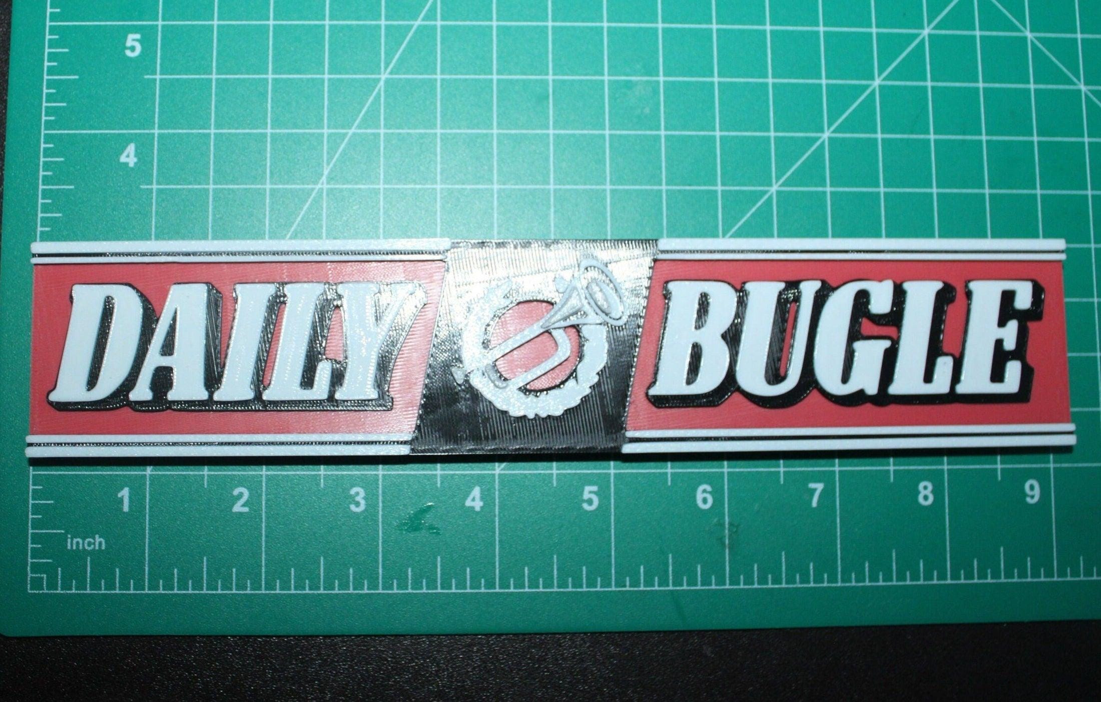 Daily Bugle 3D Printed Logo Sign Wall Desk Shelf Art - Etsy