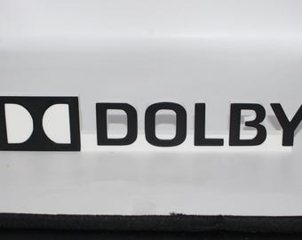 Dolby 3D printed Stand Desk Shelf Art