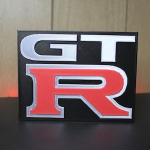 Nissan GTR 3D printed Logo Art