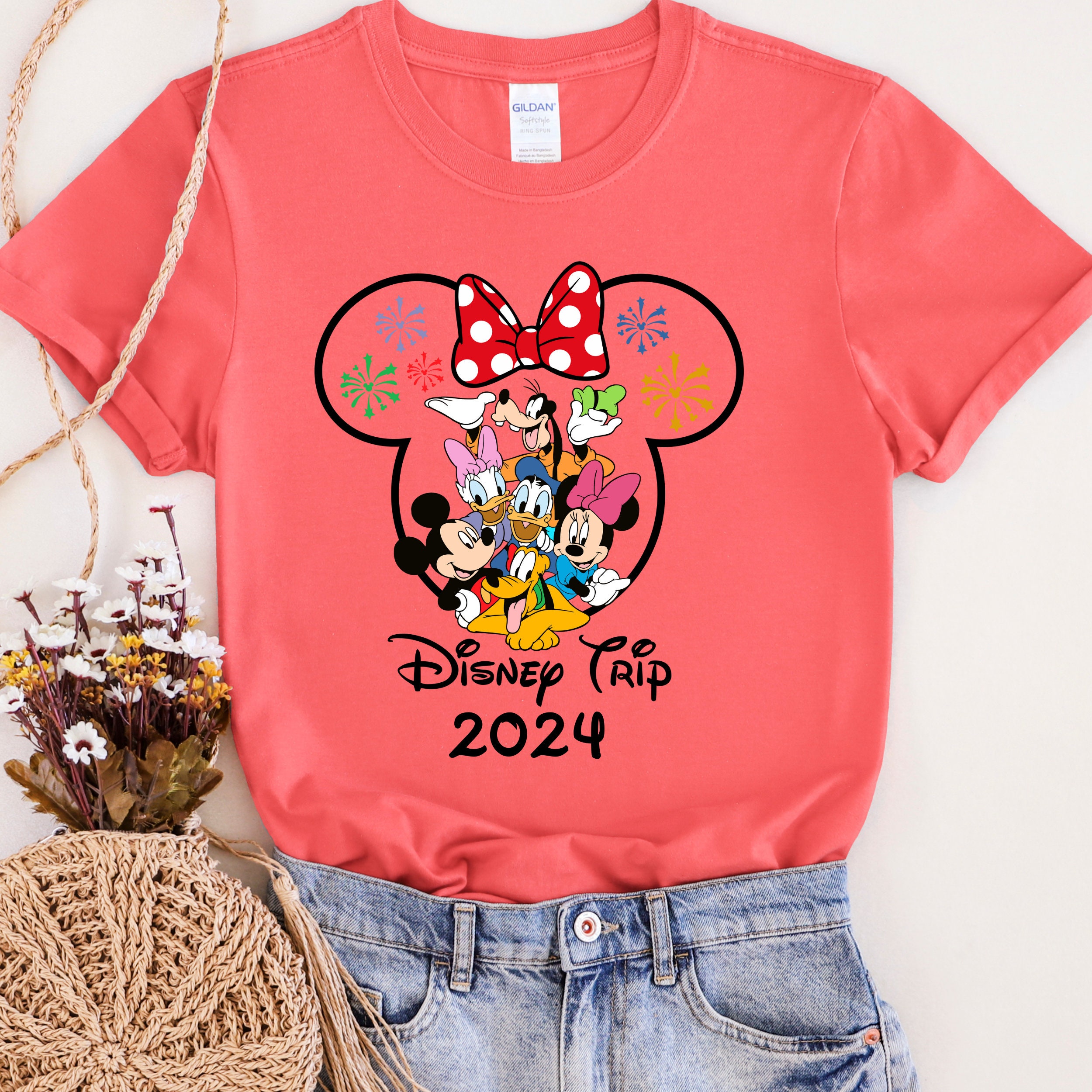 Vacances En Famille Disney 2024 Du Groupe Disney TShirts Familiaux