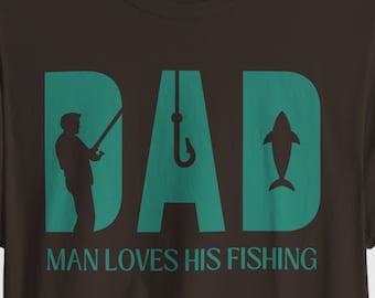 Ideaal visliefhebbend vadercadeau, perfect voor de man die van vissen houdt, vaderdagcadeau, vaders favoriete visshirt, geweldig cadeau voor hem
