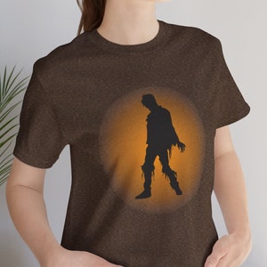 Spooky Fun Tee Scare Up Some Fun This Halloween Scrambling Zombie Shirt Zombie Apocalypse Graphic Tee for Halloween Perfect for Halloween