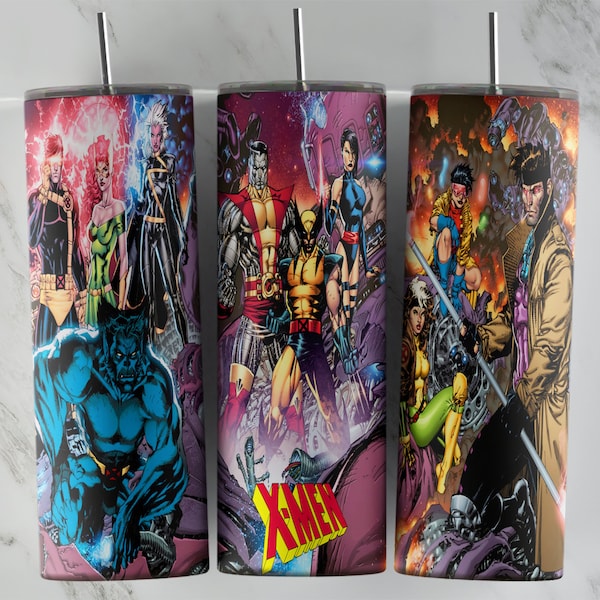 DC Comics tumbler design, 20 oz skinny tumbler design, sublimation image, tumbler wrap, DC Comics cup, DC Comics sublimation, tumbler design