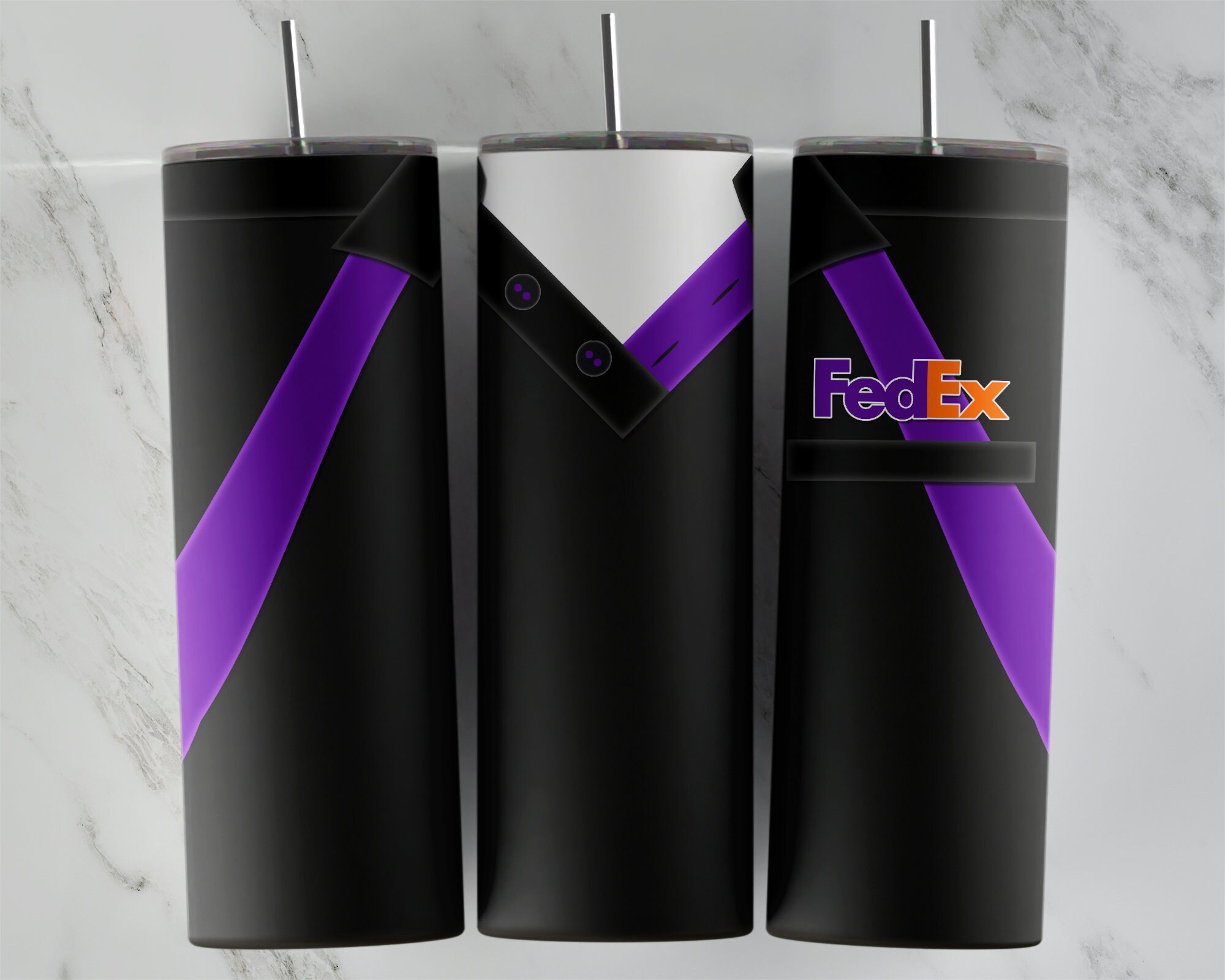 Fedex Tumbler Design, 20 Oz Skinny Tumbler Design, Sublimation Image, Tumbler Wrap, Fedex Cup