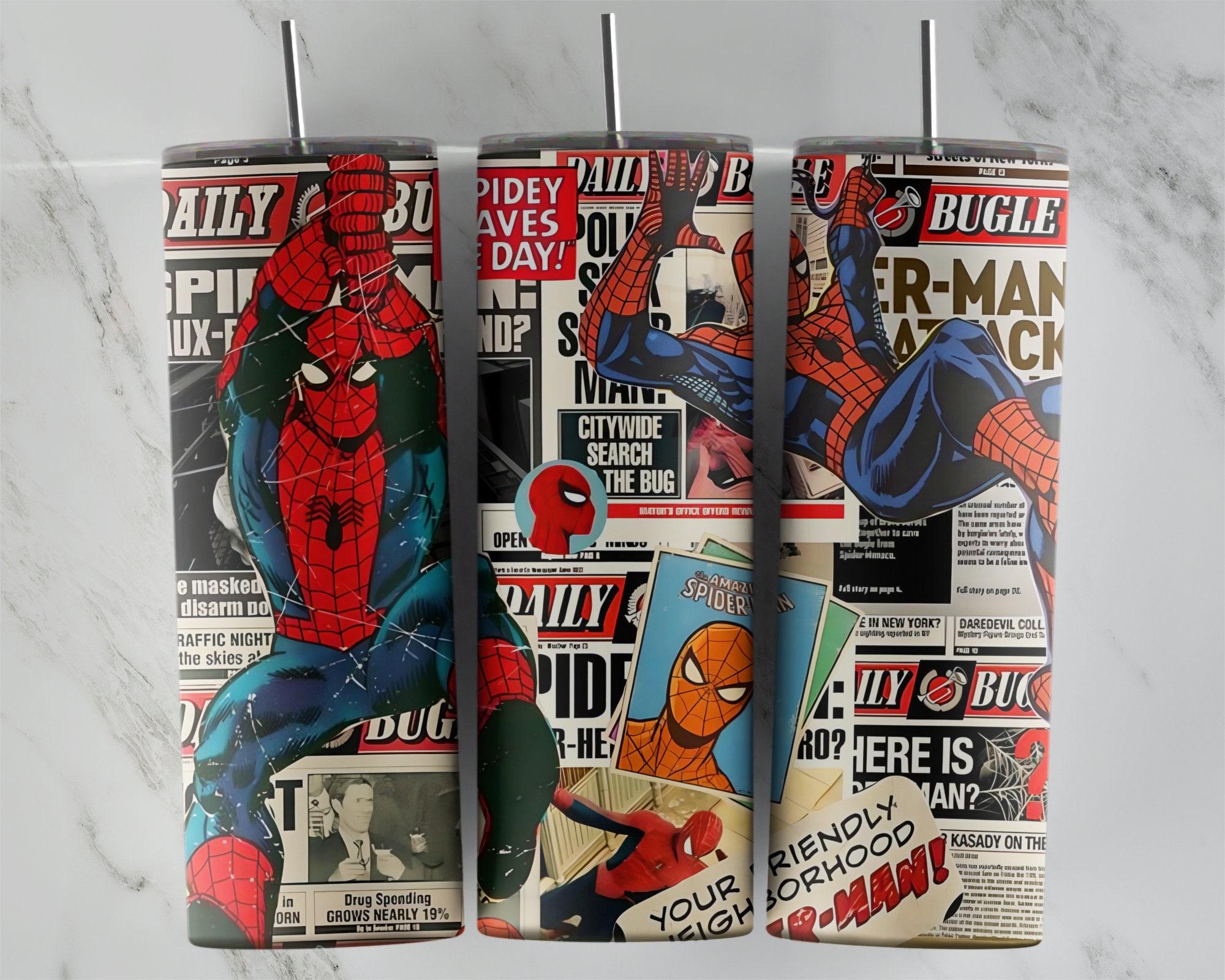 Spiderman Tumbler Sublimation Transfer – Glitter N Glitz Designs