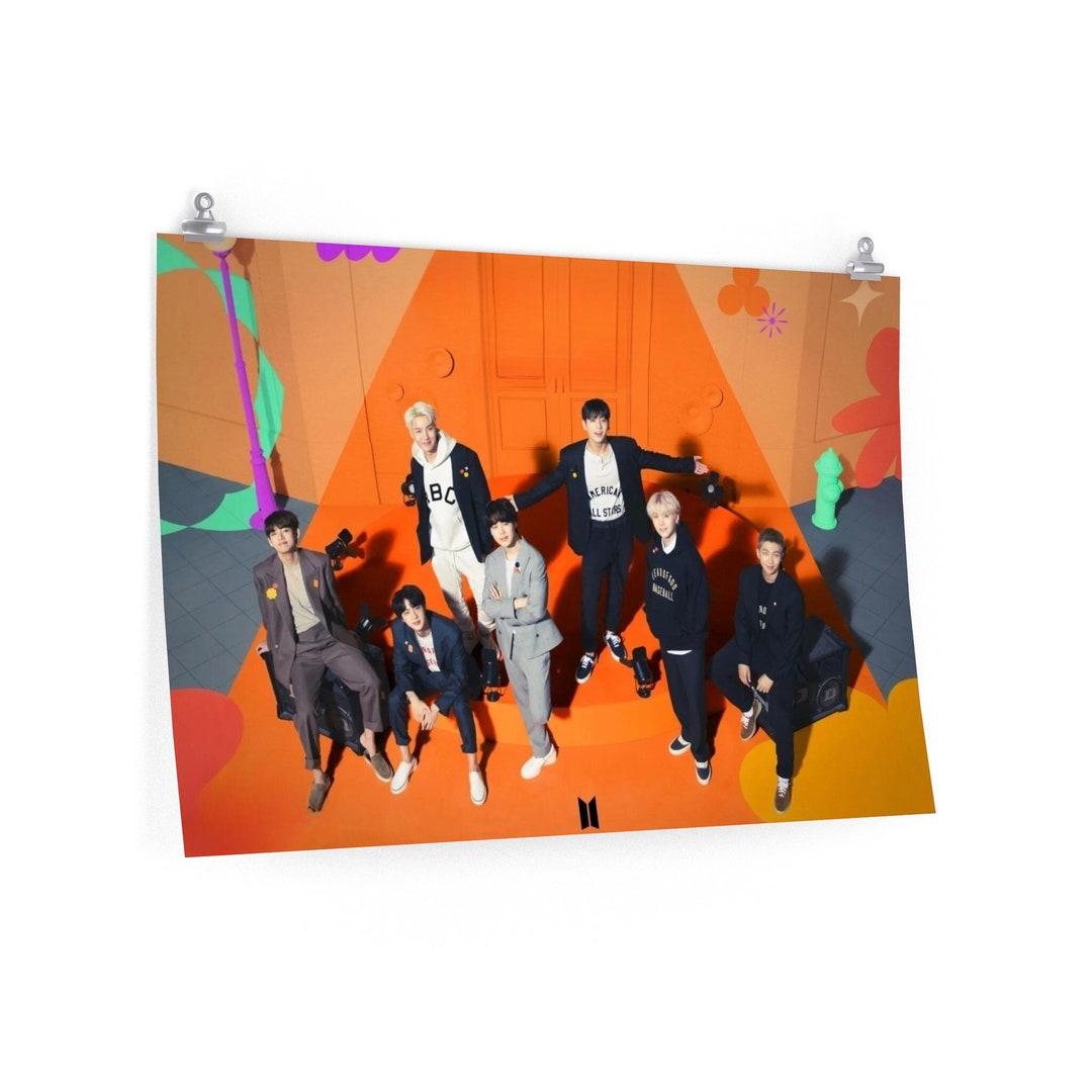 BTS Poster BTS Wall Art Korean Room Decor Kpop Poster BTS Etsy
