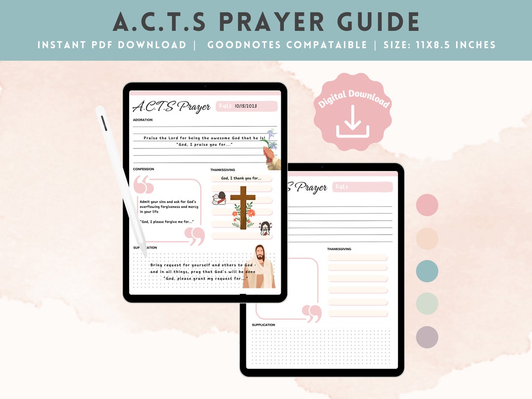 ACTS Bible Study Printable Template Printable Bible Study Guide ACTS Bible Study Printable Template Printable Bible Study Guide