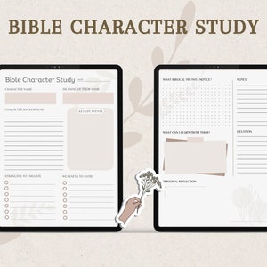Bible Study Bundle, 6 Templates, Digital Bible Study, Faith Journal ...