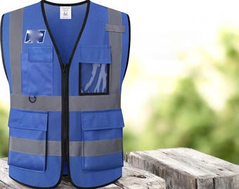 Blue Postal Safety Vest