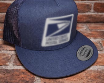 Navy Blue Mail Carrier Hat (SNAPBACK)