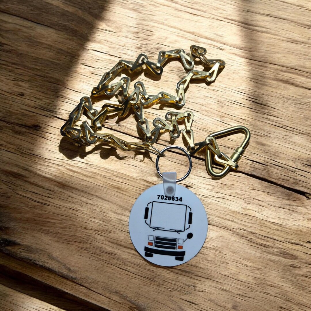 Mail Carrier Vehicle Tag & Chain - Etsy