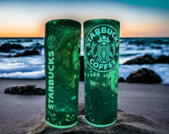 Glow in the dark Starbucks Halloween tumbler