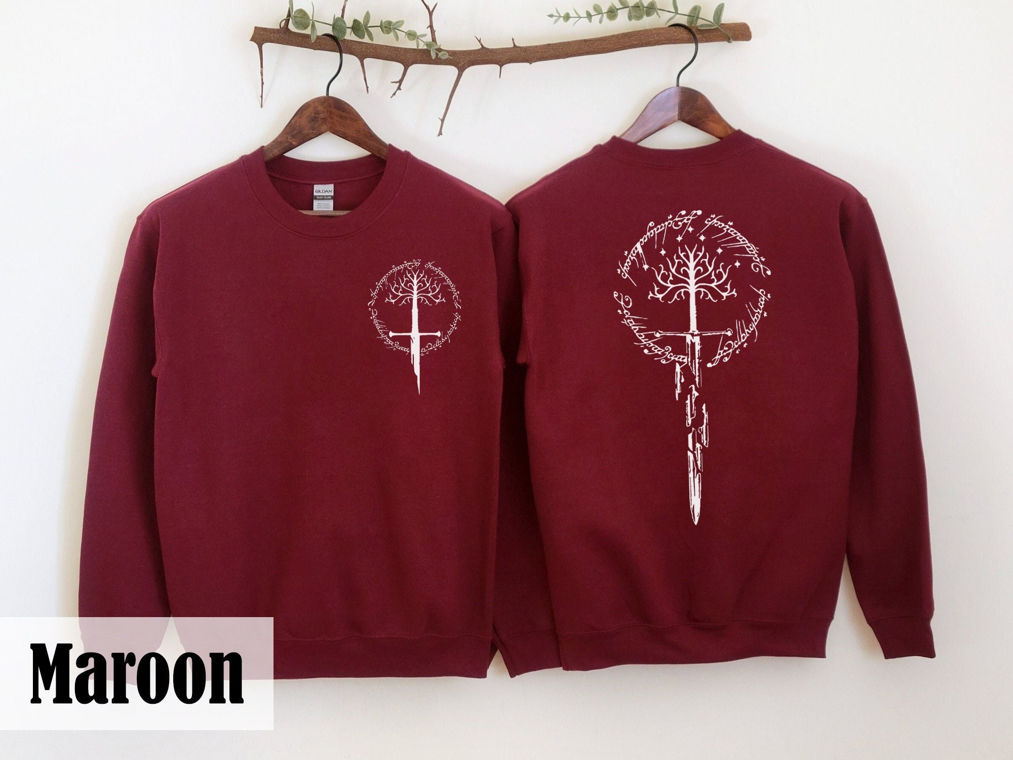 Sweat-shirt Seigneur des Anneaux cadeau de fan de Tolkien - Etsy France