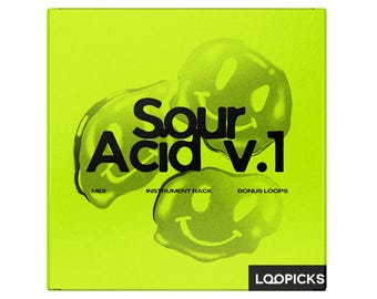 Raw 303 Acid Lines: WAV-Loops, Midi-Patterns, Ableton Rack (Digitaler Download)