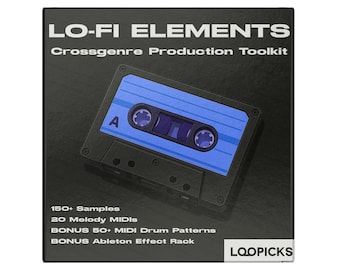 Lo-Fi Sample Pack: 220+ WAV Samples & MIDI | Ableton FX Rack for Analog Warmth | Lo-Fi Hip Hop Loops