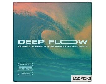 Deep Flow – Paquete de deep house sin regalías / Plantillas de Ableton, bucles de batería, líneas de bajo, pads y paquete de producción musical