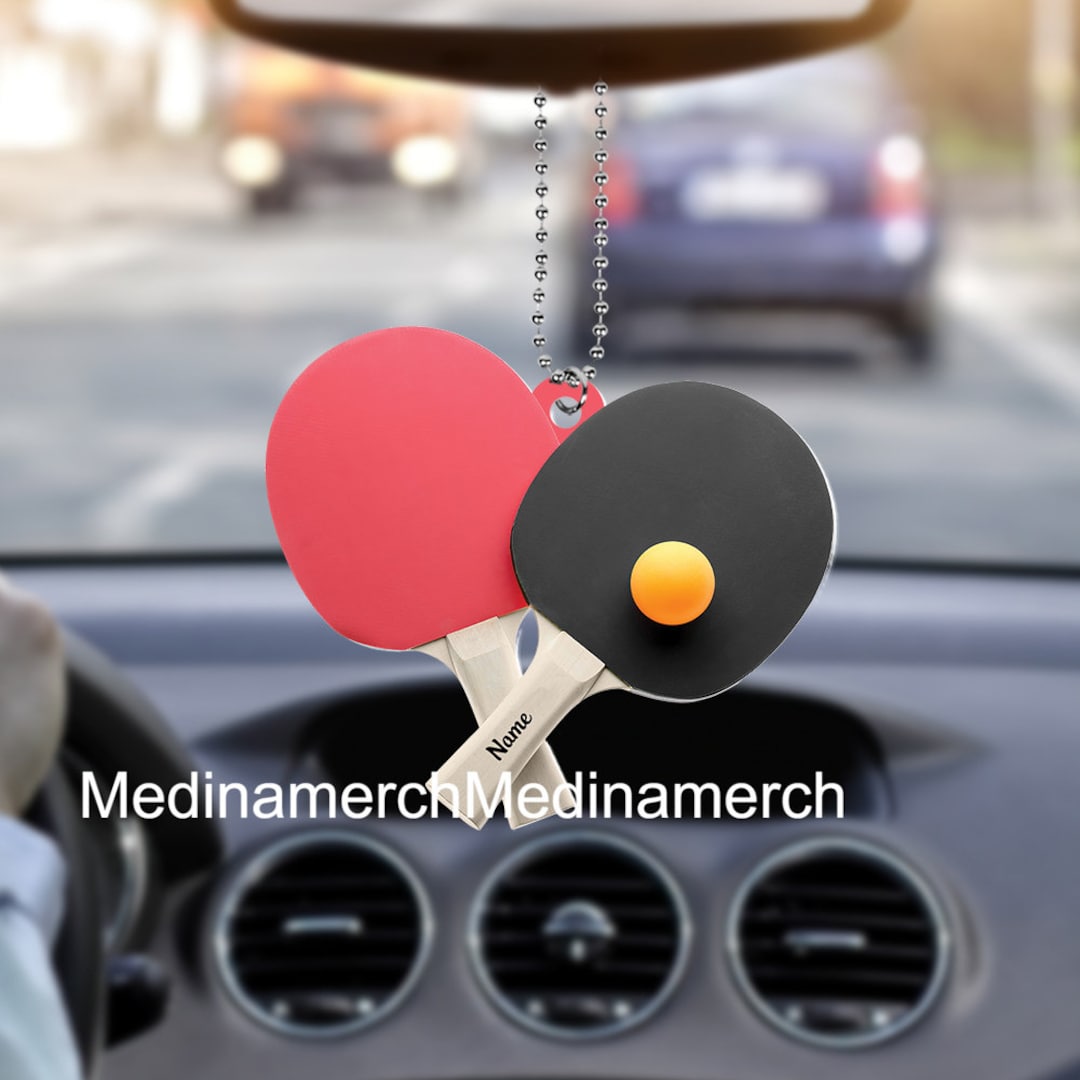 Personalized Ping Pong Ball and Rackets Xmas Ornament Table Etsy