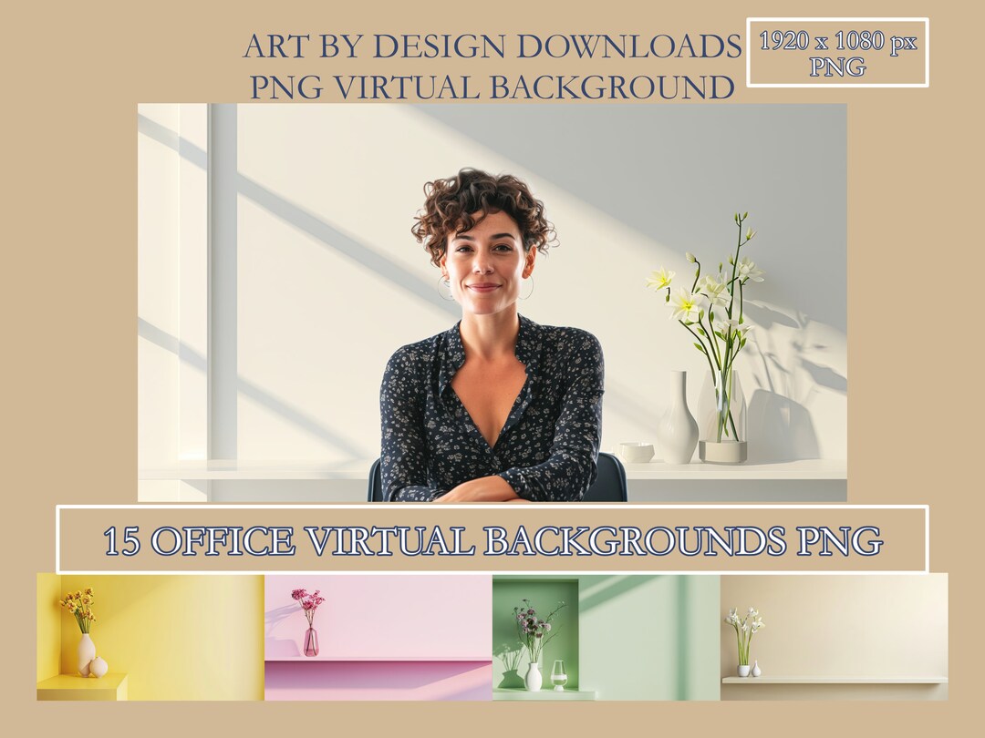 15 Office Virtual Backgrounds PNG, Beautiful Simple Office Zoom