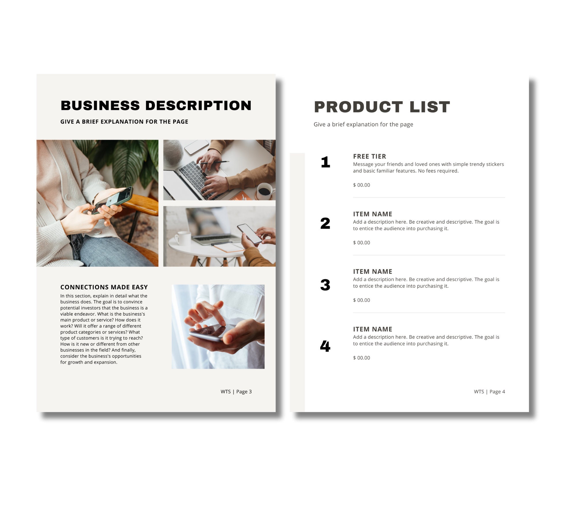 Business Plan Template - Etsy