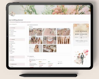MRR Notion Template Wedding Planner, MRR Notion Template, Wedding Organizer, PLR Notion Template, Wedding Notion Resell Rights, Bridal