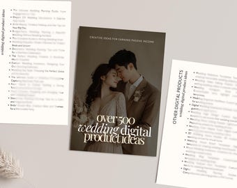 MRR Wedding Niche Product Ideas, Wedding Trends Digital Product, MRR Wedding, Sell Online Passive Income, Trending 2025 Digital Products