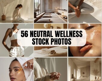 Neutralne obrazy Wellness Stock, zdjęcia stockowe dotyczące zdrowia i dobrego samopoczucia w mediach społecznościowych MRR, trener żywienia, trener holistyczny, joga, medytacja, samoopieka
