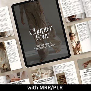 Overcoming Self-Doubt, Self Confidence eBook, MRR Mindset Guide, PLR Self Help eBook, Introvert Growth, Master Resell Rights, MRR eBook self 2