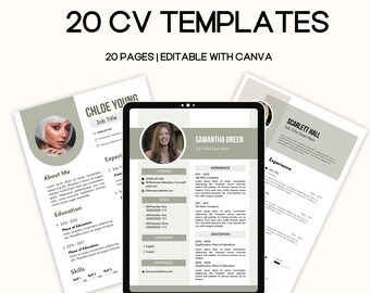 MRR CV Templates, PLR Resume Template, Professional resume, Professional cv, Done For You Resume Templates, Minimalist cv, Job application