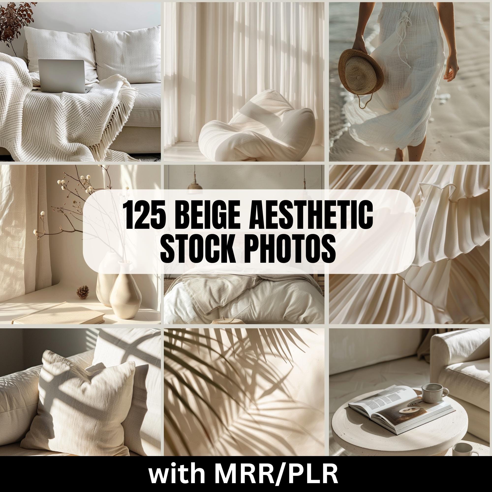 Beige Aethetic Stock Photos, Minimalist Neutral Beige Interior, Wix Website Design Graphic Design Digital Marketing Faceless IG reels cover