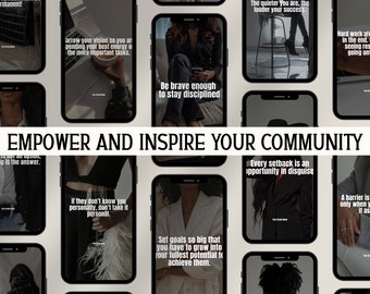 Success Instagram Stories, Done For You Instagram Content, Instagram Post, Reels Cover, MRR Faceless Content, IG Posts, Girl Boss