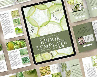 Health eBook Template, Lead Magnet Template, Coach Templates, MRR Canva Digital eBook, editable modern ebook, plr ebook, nutrition ebook