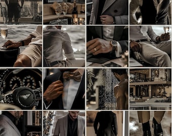 MRR Men Stock Photos, Masculine Luxury Branding, Dark Aesthetic Stock Photo, Faceless Digital Marketing Men Lifestyle Black IG Reels Cover