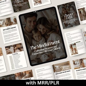 Done For You Parenting ebook, Mindful Parenting guide, Positive parenting, master resell rights, plr ebook, passive income, mrr ebook