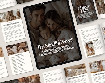 Done For You Parenting ebook, Mindful Parenting guide, Positive parenting, master resell rights, plr ebook, passive income, mrr ebook