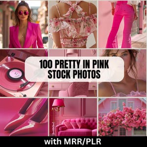 Pink stock photos, pink aesthetic social media, Pink images bundle, MRR stock photos, pink instagram, pink branding website design photos