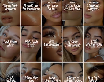 MRR Lash Technician Instagram Reels Cover, Lash Tech Canva Templates, Lash Artist IG Feed, Lash Tech Social Media Post, Luxury Branding MRR