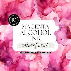 Alkohol Ink Clipart Pack, transparente PNGs, persönliche und kommerzielle Nutzung, Einladung Clipart, abstrakte Cliparts, Hintergrund, digitaler Download