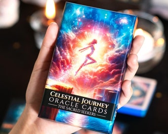 Cartes Oracle Journey céleste - Jeu de cartes de tarot - Jeu de dés - The Sacred Seekers