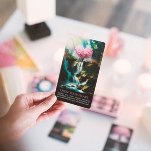 Cartes Oracle en fleurs de cerisier - Jeu de cartes de tarot - The Sacred Seekers image 3