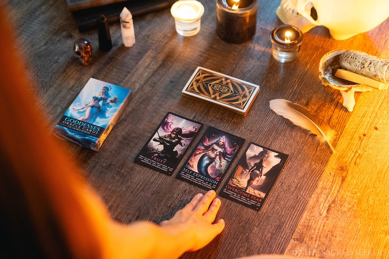 Goddess Rituals Oracle Cards Goddesses Oracle Cards - Tarot Card Deck - the Sacred Seekers - Etsy