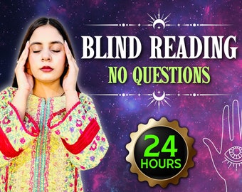 BLIND  Reading Psychic TAROT Question Channeled detailed Guidance Medium immediate one Questions Clairvoyant Fast Intuitive Same day ask a