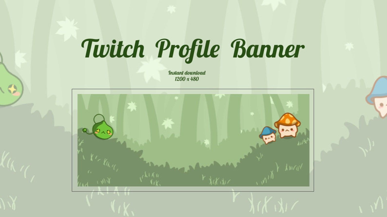 Maple Twitch Profile Banner - Etsy