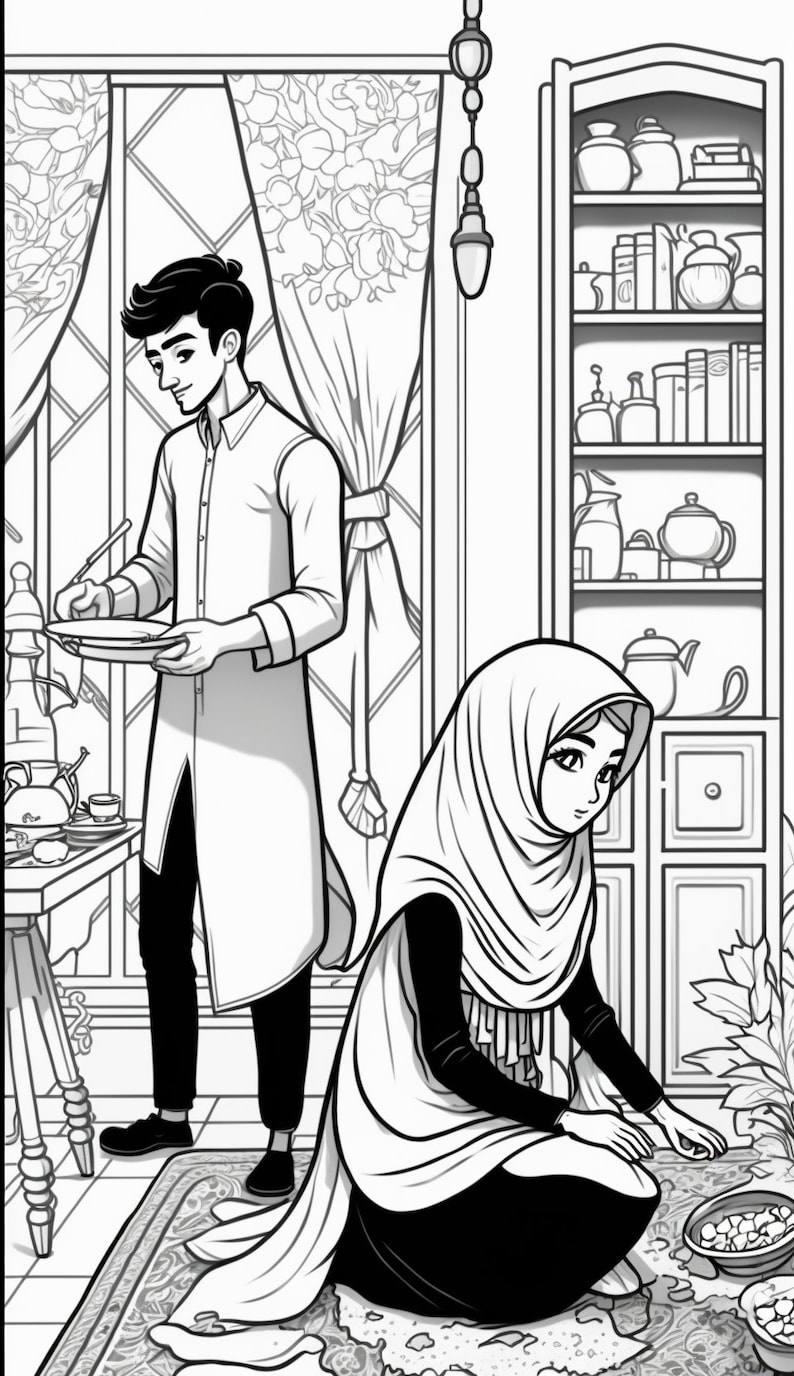 Islamic Coloring Book Vol 1 - Etsy